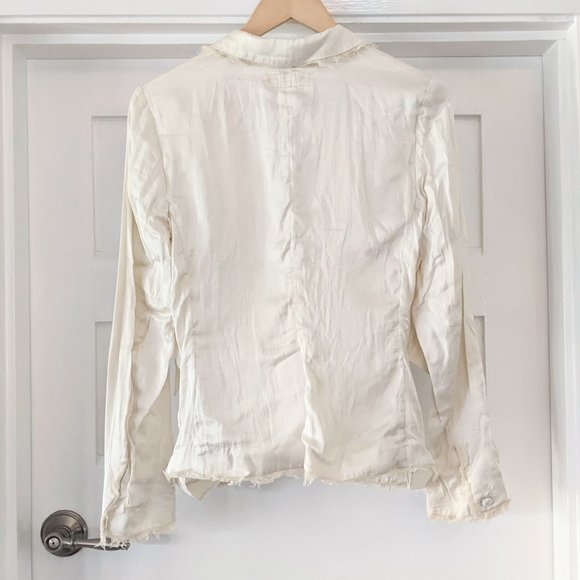 RAG & BONE New York $920 Cream Blazer sz 0 6 XS - Picture 2 of 4